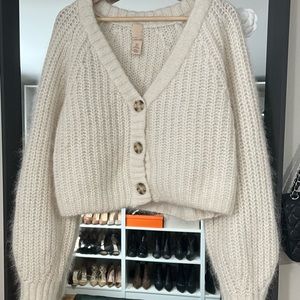 Fuzzy cardigan